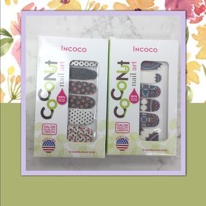 CocoNut Nail Art Nail Polish Strips Set of 2